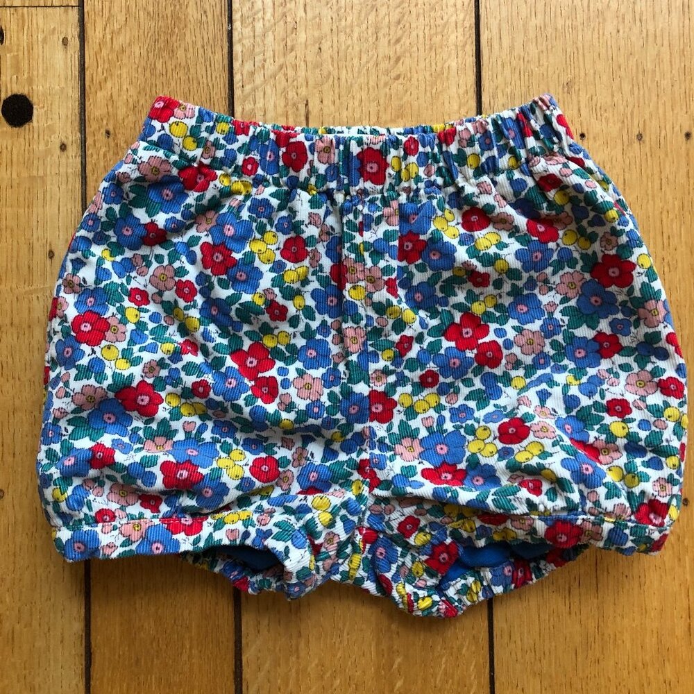 Baby Boden 2-3Y Apple Blossom Corduroy Bloomers